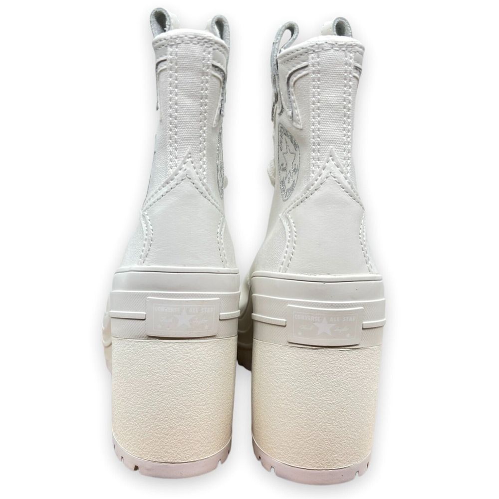 Converse Shoes Womens 8.5 White Chuck 70 De Luxe Heel Western Hi Platform *READ* - Picture 3 of 10